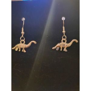 Mini brontosaurus earrings